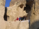 12/26/2007 - Entrance to the dark chapel - Cappadocia