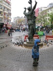 4/3/2008 - Eli rounding up flying rats, downtown Ankara