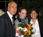 4/18/2008 - Our Turkish neighbors at opening night of Annie Jr