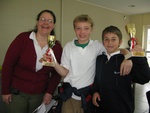 5/5/2008 - Mason his teacher and his science award