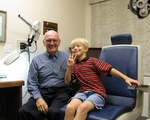 8/14/2008 - Isaac and his eye Dr