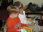 10/17/2008 - Eli and his best friend Blake - their joint B-day party