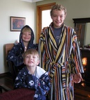 12/25/2008 - New robes for Christmas