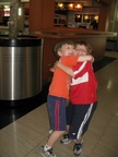 6/22/2009 - Eli and Blake say goodbye in there own way