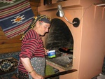 7/8/2009 - Woman cooking in Chakraz on the Black Sea