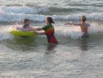 7/10/2009 -  Fun in the waves.