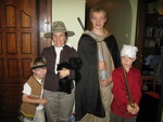 10/29/2009 - Indian, Pirate, Knight, Jane Goodall and Chris