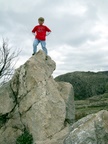 4/9/2010 - Peter Pan aka Eli climbs at Hatusha