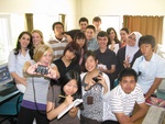5/12/2010 - Chris' yearbook class (9 nationalities) being themselves