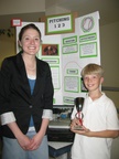 4/29/2011- Isaac wins the science fair (Ms Jones at left)