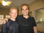6/14/2011 - Mason (sans braces) and Dr. Murat