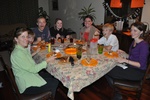 11/1/2011 - Mason's birthday dinner (Christine, Carrie, and Randa)