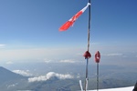 6/28/2012 - Arkansas flags on top of Mt. Ararat