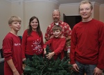 12/14/2012 - Putting up the Christmas tree.